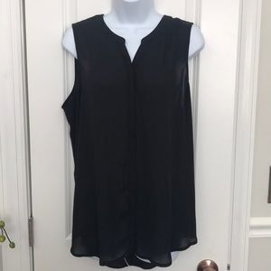 Float sleeveless button up